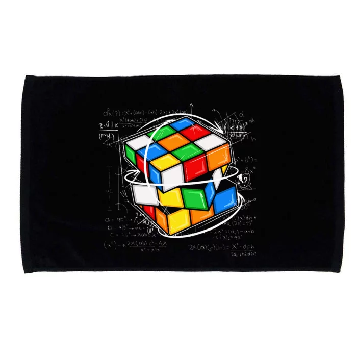 Math Cuber Speed Cubing Puzzle Lover Cube Microfiber Hand Towel