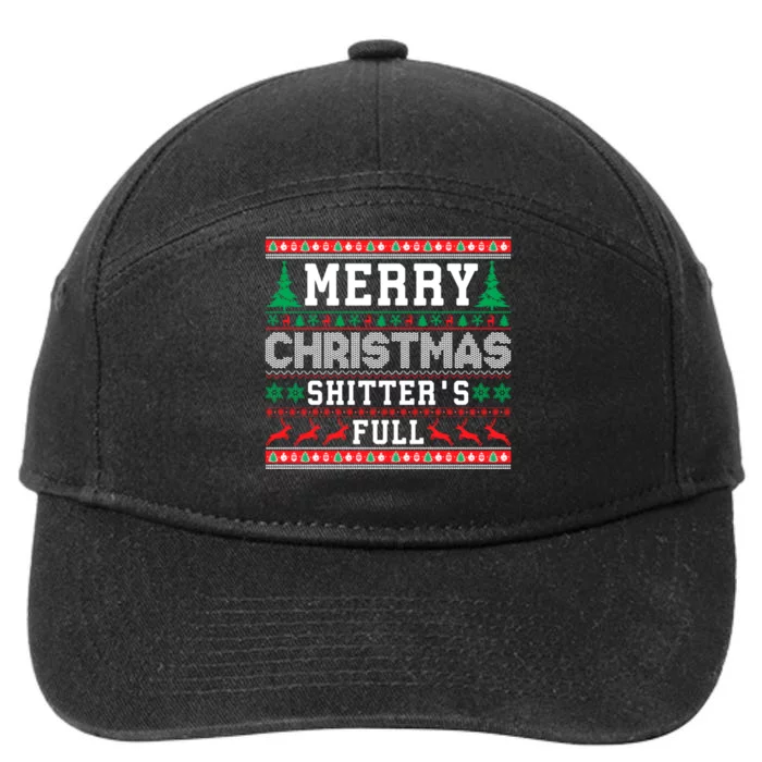 Merry Christmas Shitters Full Christmas VacationChristmas Vacation 7-Panel Snapback Hat