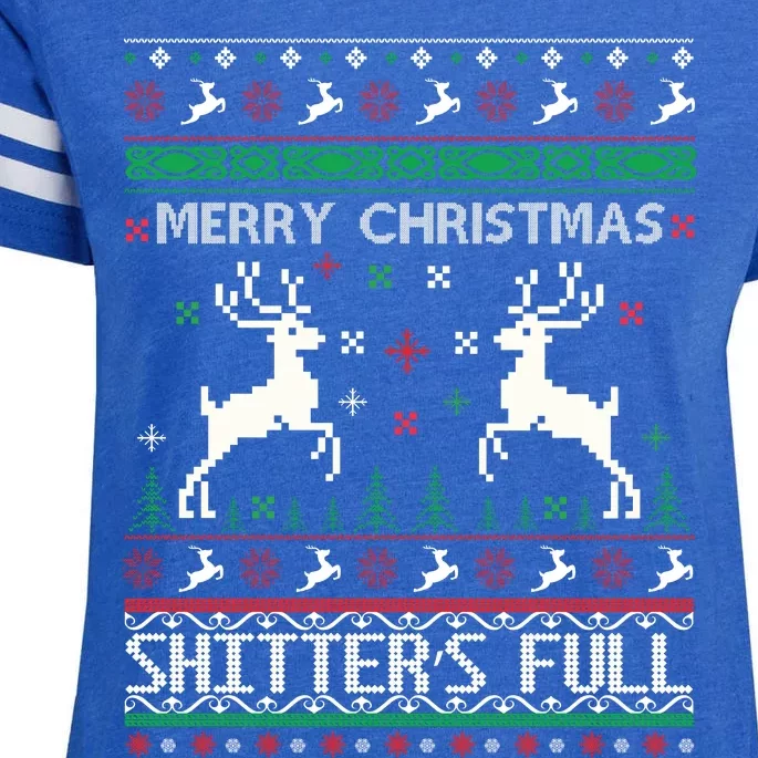 Merry Christmas Shitters Full Movie Ugly Christmas Christmas VacationChristmas V Enza Ladies Jersey Football T-Shirt