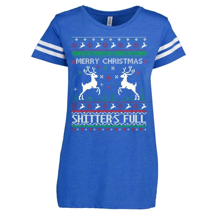 Merry Christmas Shitters Full Movie Ugly Christmas Christmas VacationChristmas V Enza Ladies Jersey Football T-Shirt