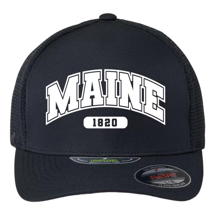 Maine Collegiate Style 1820 Flexfit Unipanel Trucker Cap