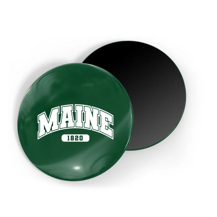 Maine Collegiate Style 1820 Magnet