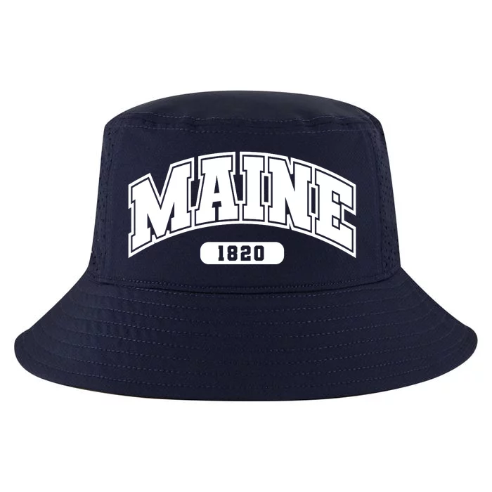 Maine Collegiate Style 1820 Cool Comfort Performance Bucket Hat