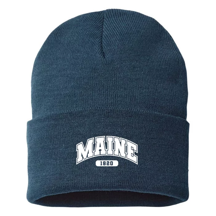 Maine Collegiate Style 1820 Sustainable Knit Beanie