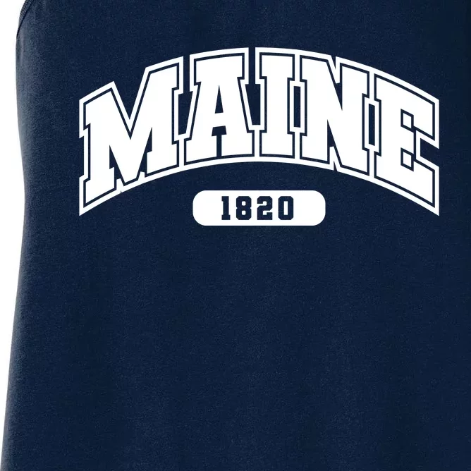 Maine Collegiate Style 1820 Women's Racerback Tank