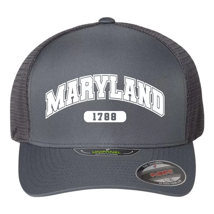 Maryland Collegiate Style 1788 Flexfit Unipanel Trucker Cap