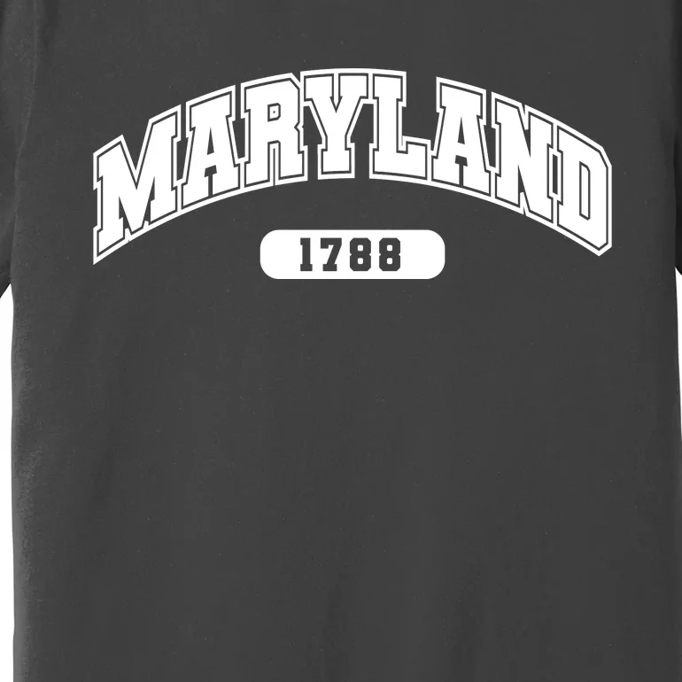 Maryland Collegiate Style 1788 Premium T-Shirt