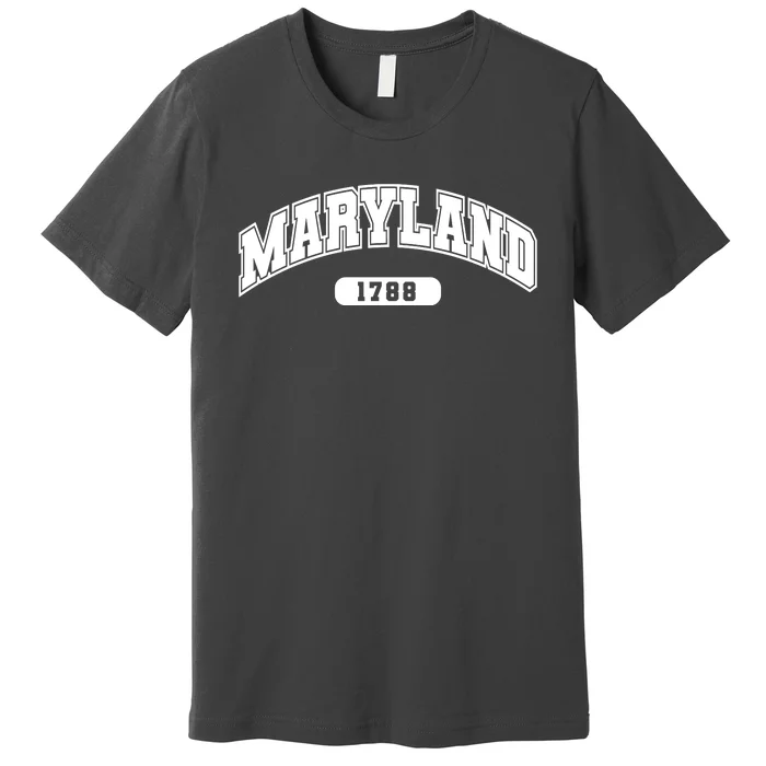 Maryland Collegiate Style 1788 Premium T-Shirt