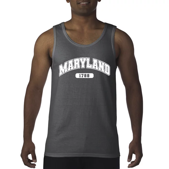 Maryland Collegiate Style 1788 Tank Top