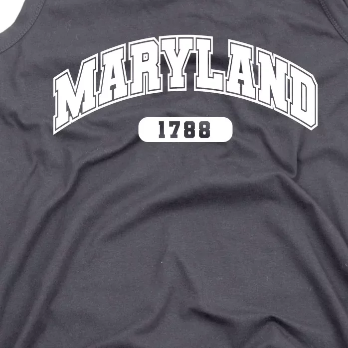 Maryland Collegiate Style 1788 Tank Top