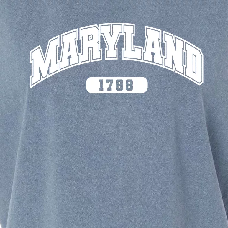 Maryland Collegiate Style 1788 Garment-Dyed Women's Muscle Tee