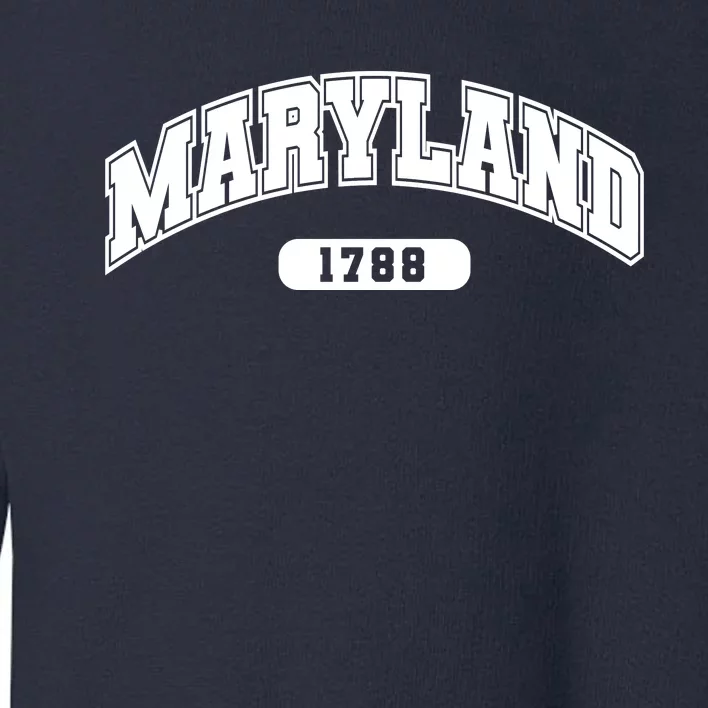 Maryland Collegiate Style 1788 Toddler Sweatshirt