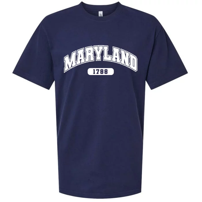 Maryland Collegiate Style 1788 Sueded Cloud Jersey T-Shirt