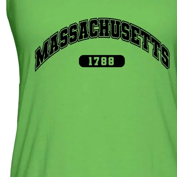 Massachusetts Collegiate Style 1788 Ladies Essential Flowy Tank