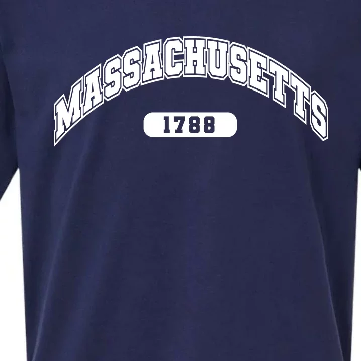 Massachusetts Collegiate Style 1788 Sueded Cloud Jersey T-Shirt