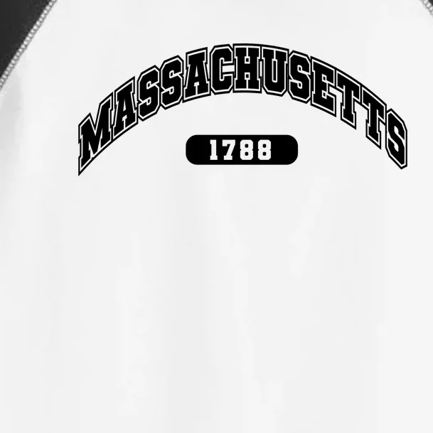 Massachusetts Collegiate Style 1788 Toddler Fine Jersey T-Shirt