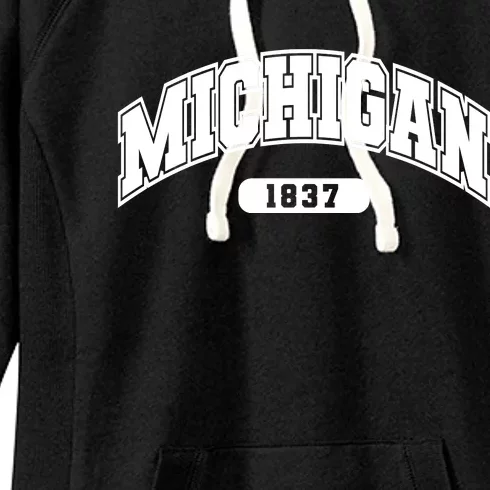 Michigan Collegiate Style 1837 Women's Fleece Hoodie