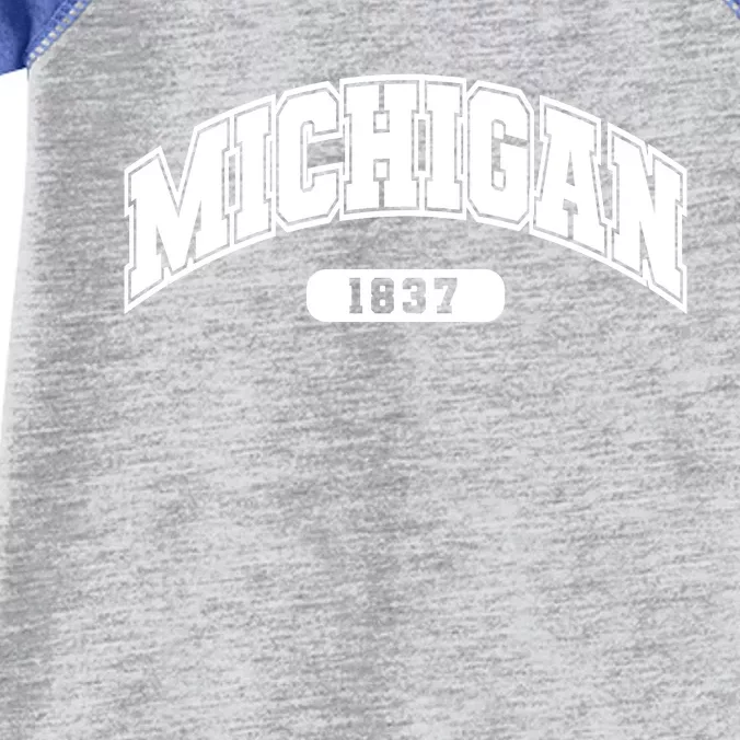 Michigan Collegiate Style 1837 Infant Baby Jersey Bodysuit