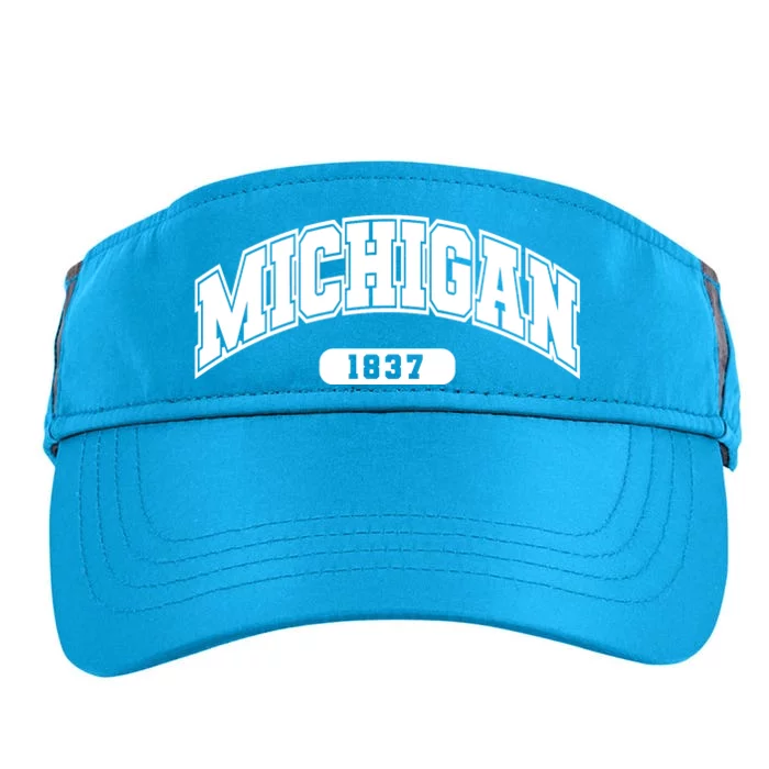 Michigan Collegiate Style 1837 Adult Drive Performance Visor