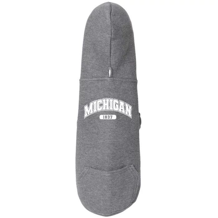 Michigan Collegiate Style 1837 Doggie 3-End Fleece Hoodie