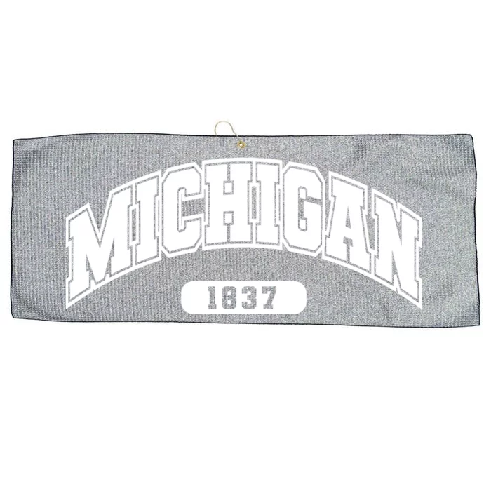 Michigan Collegiate Style 1837 Large Microfiber Waffle Golf Towel