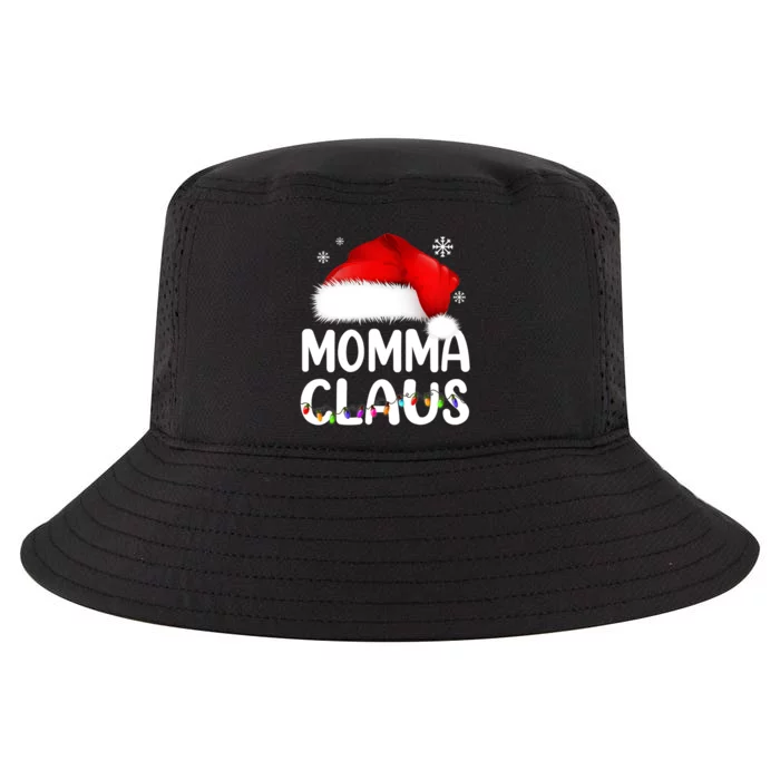 Momma Claus Shirt Christmas Pajama Family Matching Xmas Cool Comfort Performance Bucket Hat