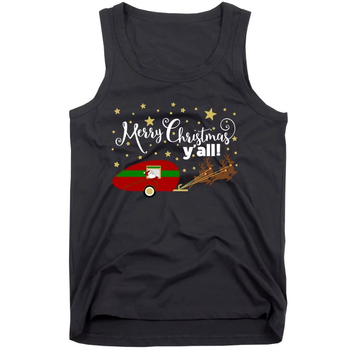 Merry Christmas Santa's Sleigh Tank Top