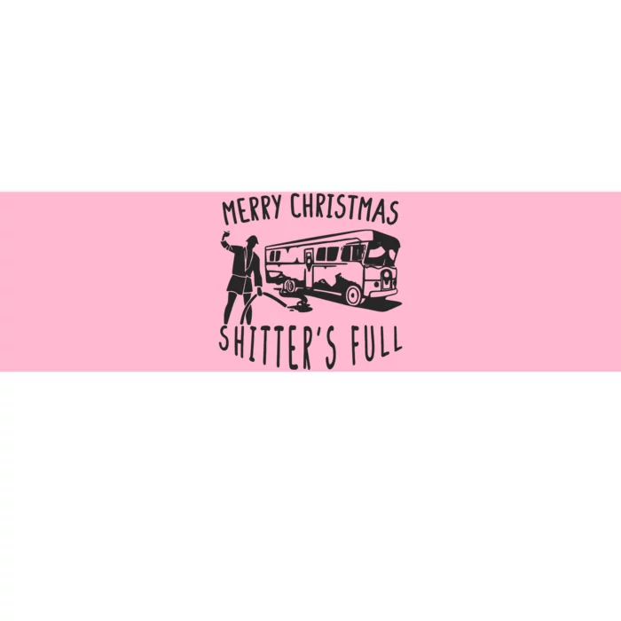 Merry Christmas Shitters Full Bumper Sticker