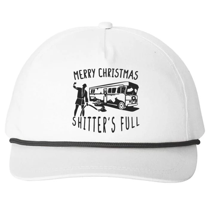 Merry Christmas Shitters Full Snapback Five-Panel Rope Hat