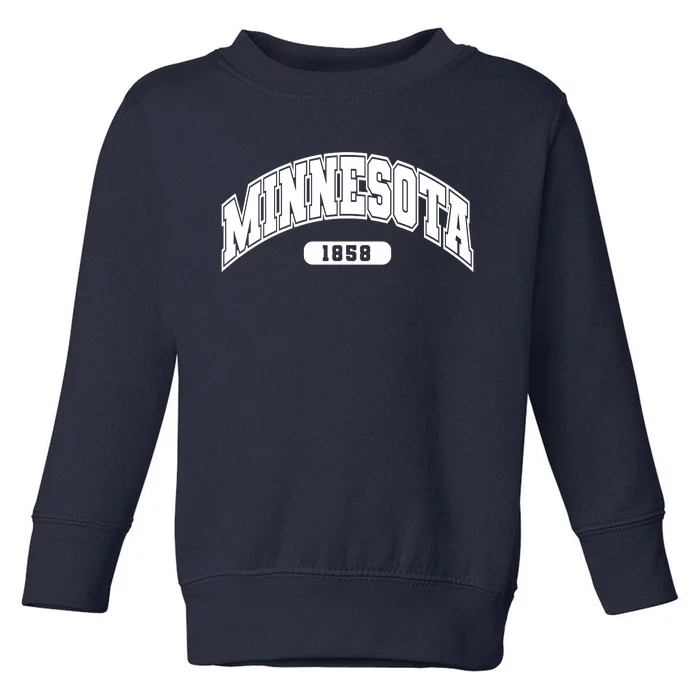 Minnesota Collegiate Style 1858 Toddler Sweatshirt