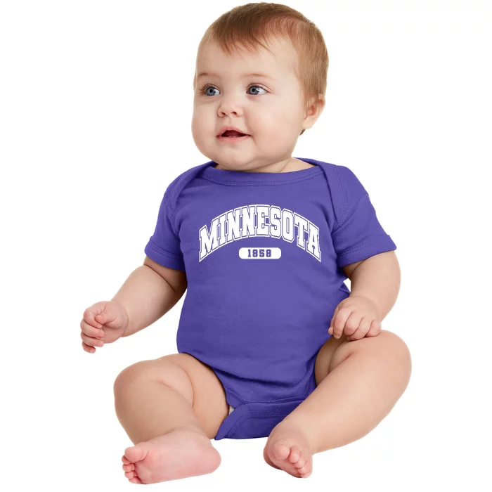 Minnesota Collegiate Style 1858 Baby Bodysuit