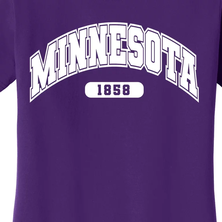 Minnesota Collegiate Style 1858 Women's T-Shirt