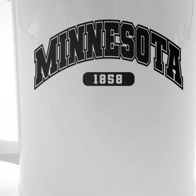 Minnesota Collegiate Style 1858 Front & Back Beer Stein