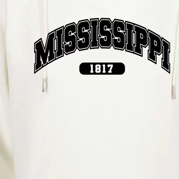 Mississippi Collegiate Style 1817 Womens Funnel Neck Pullover Hood