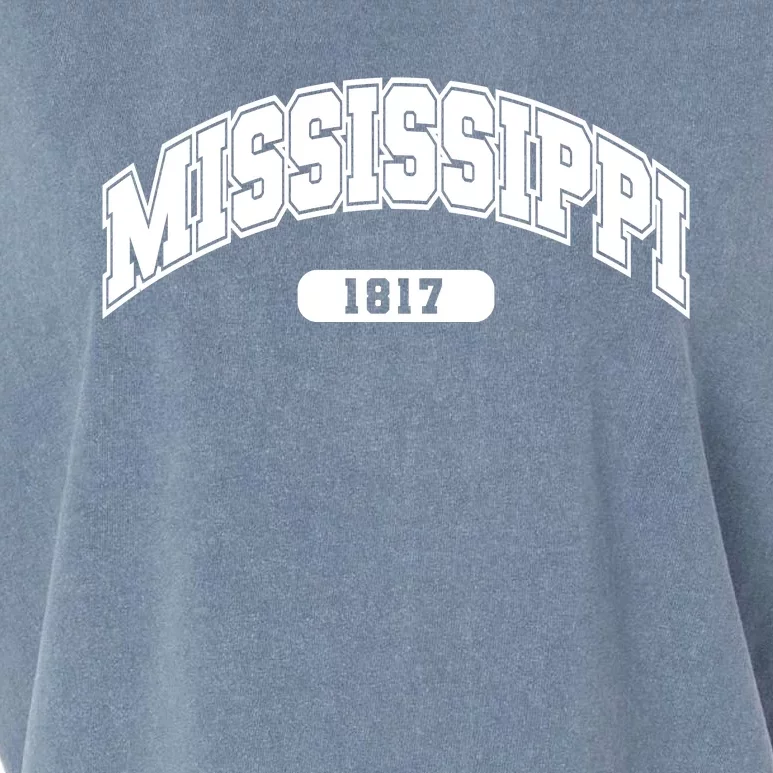 Mississippi Collegiate Style 1817 Garment-Dyed Women's Muscle Tee