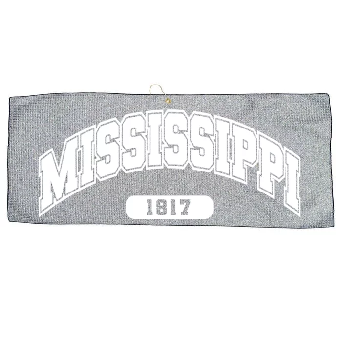 Mississippi Collegiate Style 1817 Large Microfiber Waffle Golf Towel