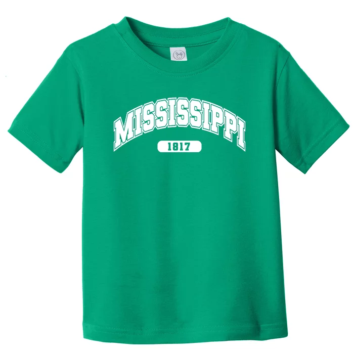 Mississippi Collegiate Style 1817 Toddler T-Shirt