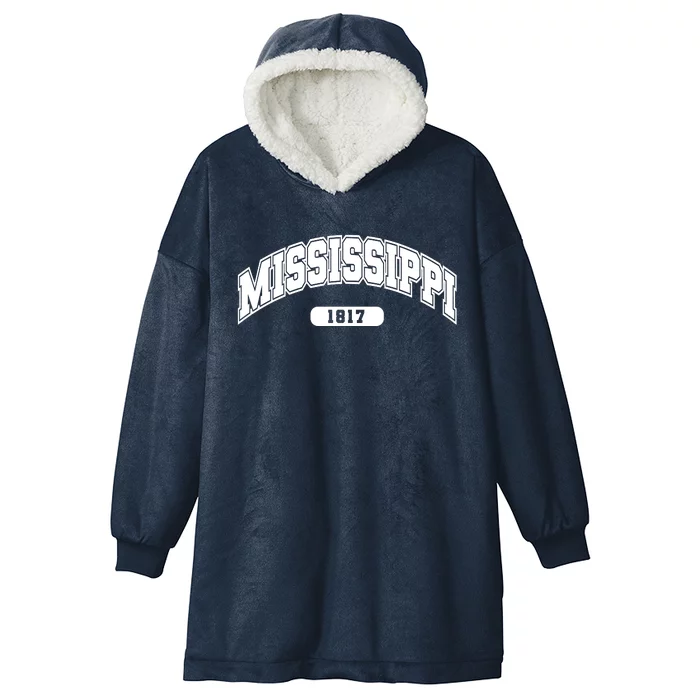 Mississippi Collegiate Style 1817 Hooded Wearable Blanket