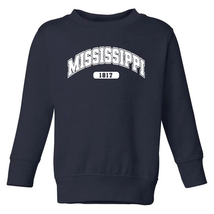 Mississippi Collegiate Style 1817 Toddler Sweatshirt