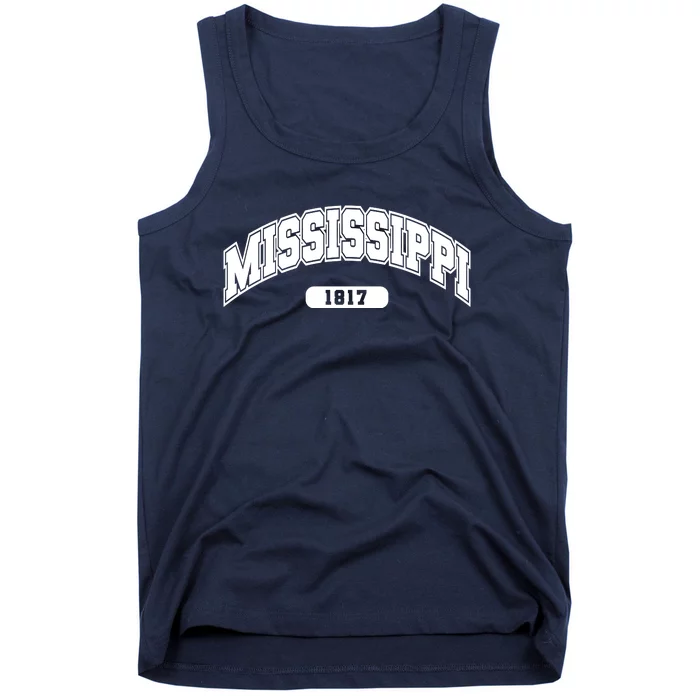 Mississippi Collegiate Style 1817 Tank Top