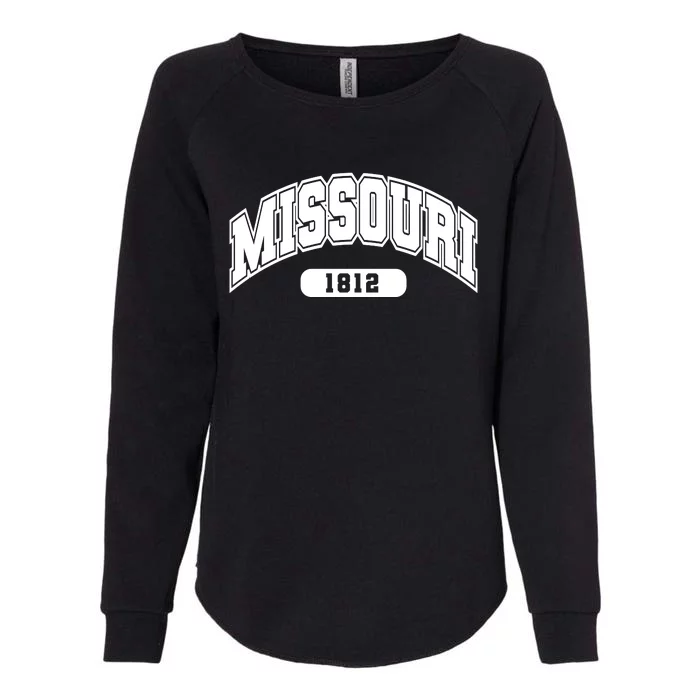 Missouri Collegiate Style 1812 Womens California Wash Sweatshirt