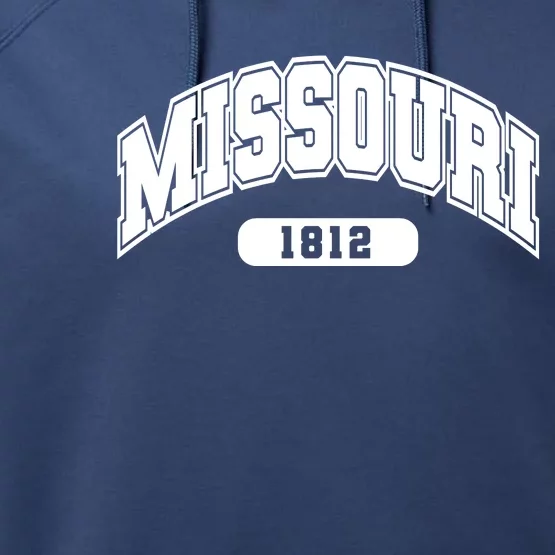 Missouri Collegiate Style 1812 Performance Fleece Hoodie