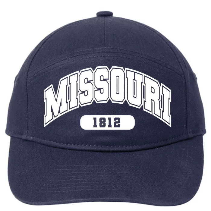 Missouri Collegiate Style 1812 7-Panel Snapback Hat