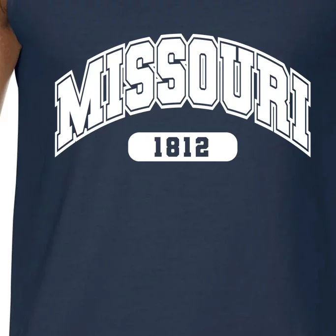 Missouri Collegiate Style 1812 Comfort Colors® Tank Top