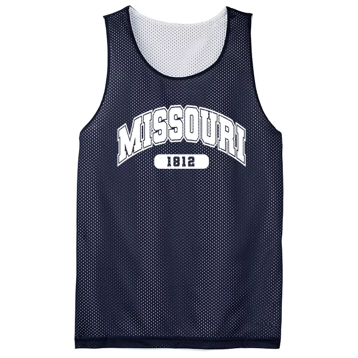 Missouri Collegiate Style 1812 Mesh Reversible Basketball Jersey Tank