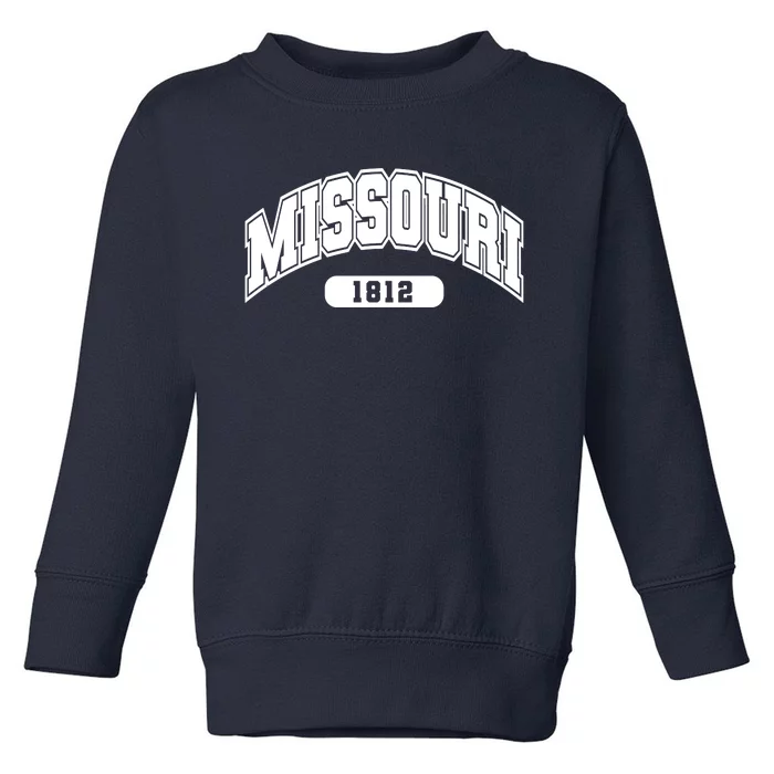 Missouri Collegiate Style 1812 Toddler Sweatshirt