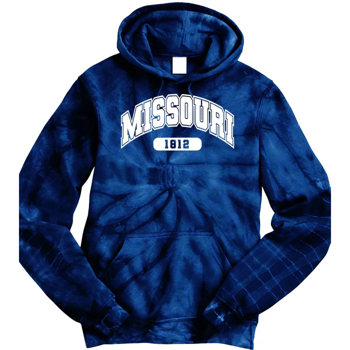 Missouri Collegiate Style 1812 Tie Dye Hoodie