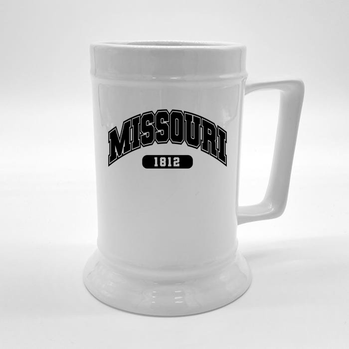 Missouri Collegiate Style 1812 Front & Back Beer Stein