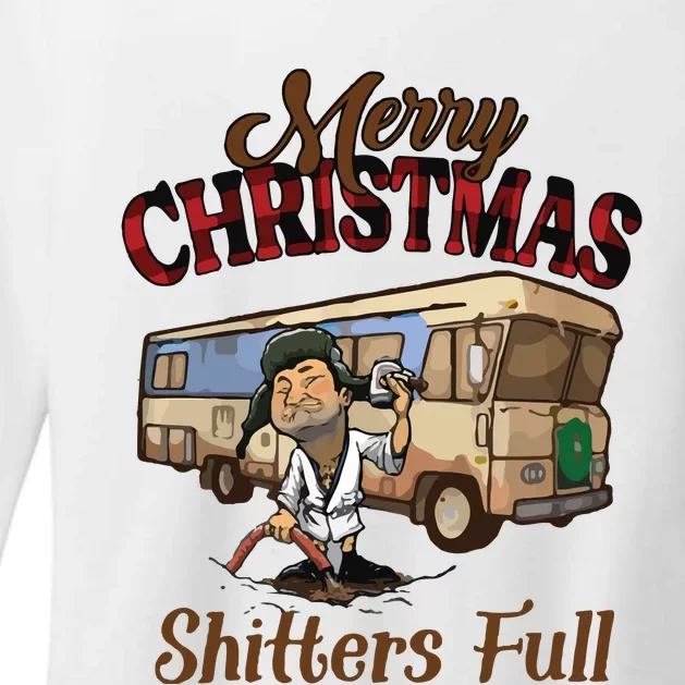 Merry Christmas Shitters Full National Lampoons Christmas Womens CVC Long Sleeve Shirt