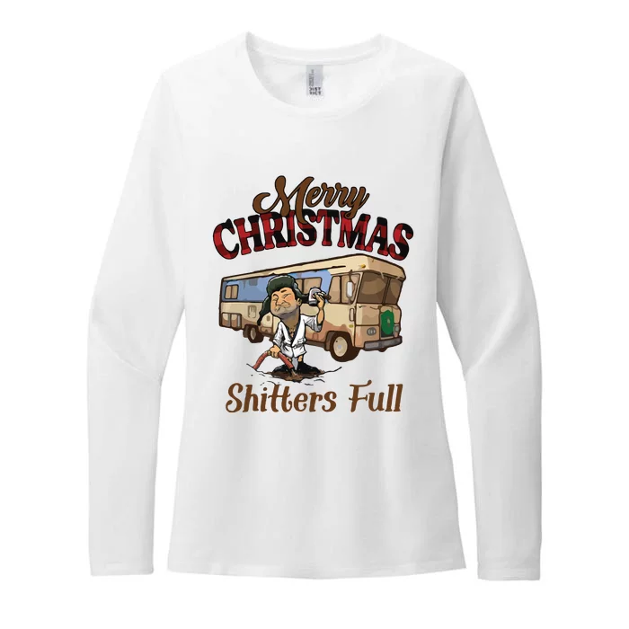 Merry Christmas Shitters Full National Lampoons Christmas Womens CVC Long Sleeve Shirt